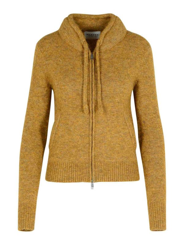 ISABEL MARANT: Strickpullover mit Rundhalsausschnitt - Rundhalspullover - Beige