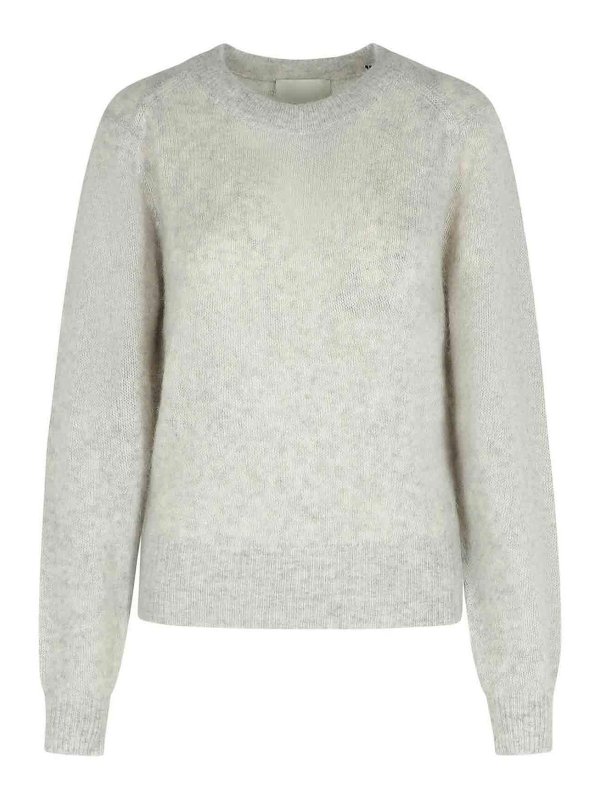 ISABEL MARANT: Suéteres con cuello pico - Suéter Cuello Redondo - Gris