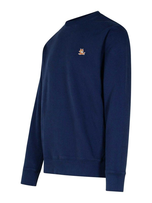 The Best Shops MAISON KITSUNÉ: Sweatshirts & Pulls - Sweat-Shirts - Bleu