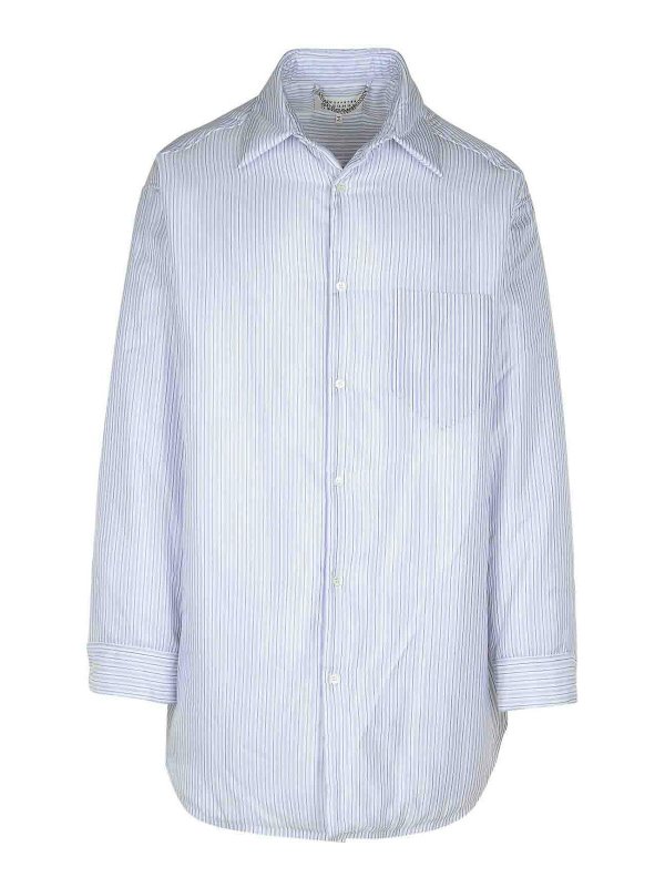 Maison Margiela: shirts - White Cupro Shirt