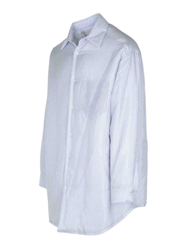The Best Shops Maison Margiela: shirts - White Cupro Shirt