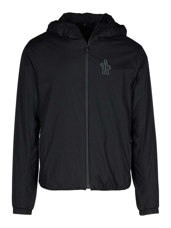 MONCLER: カジュアルジャケット - カジュアルジャケット - 黒