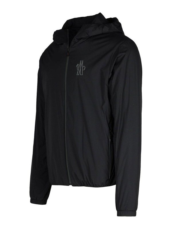 The Best Shops MONCLER: カジュアルジャケット - カジュアルジャケット - 黒