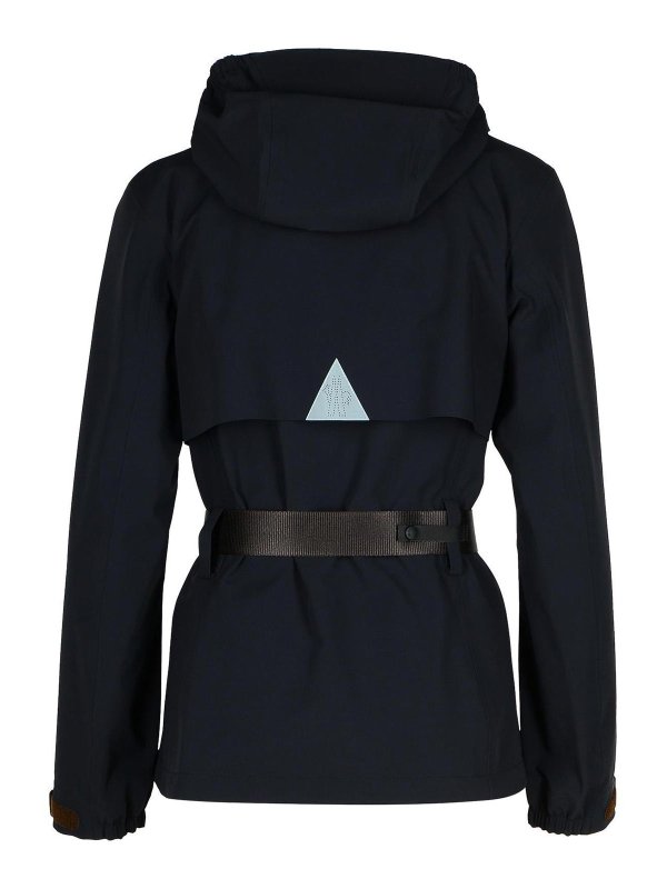 MONCLER: casual jackets online - Fex Black Nylon Blend Jacket