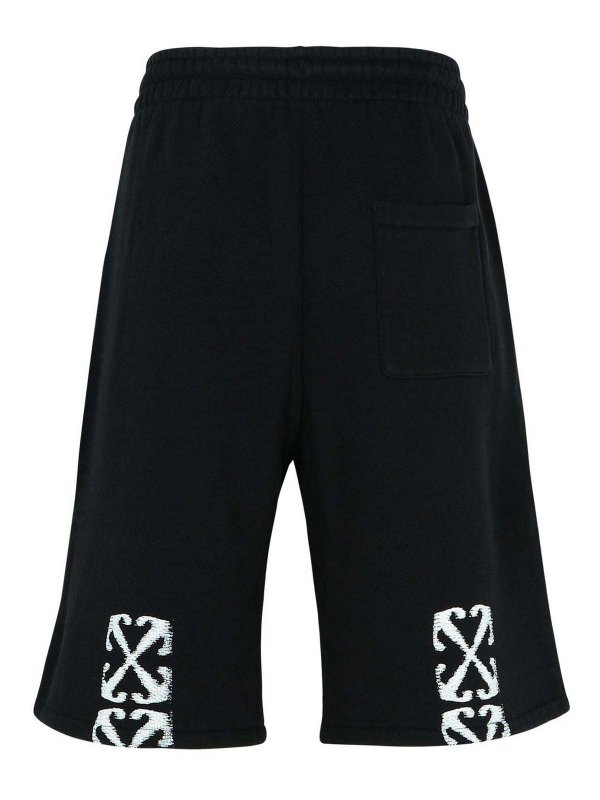 OFF-WHITE: トラウザーショーツ online - ショートパンツ - 黒