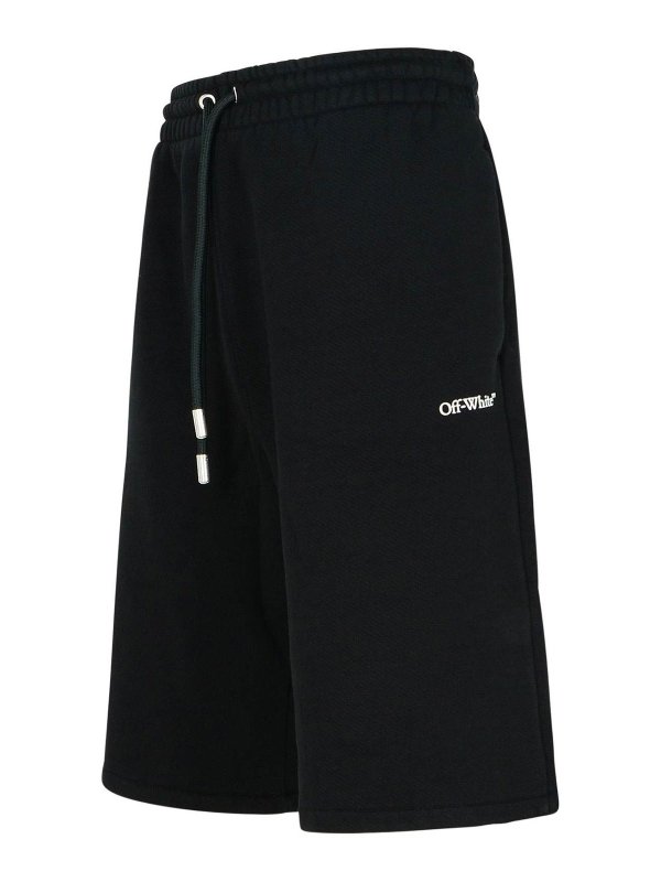 The Best Shops OFF-WHITE: トラウザーショーツ - ショートパンツ - 黒