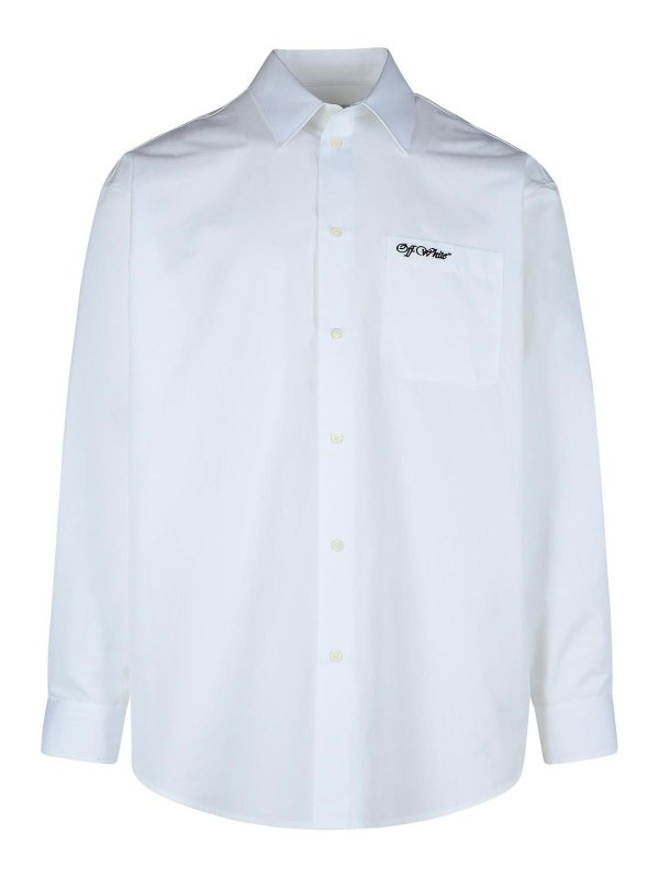 OFF-WHITE: Hemden - Hemd - Weiß