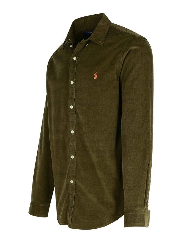 The Best Shops POLO RALPH LAUREN: camicie - Camicia in cotone verde