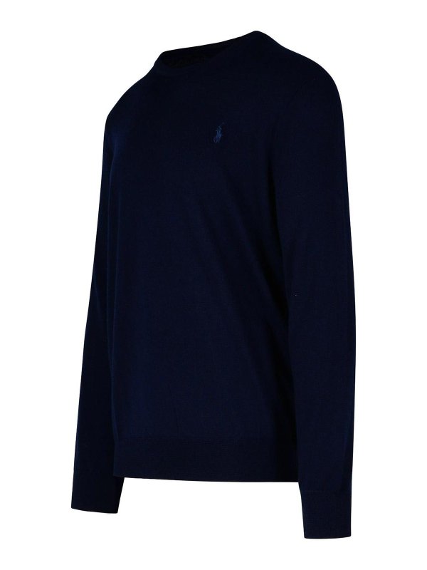 The Best Shops POLO RALPH LAUREN: maglia collo rotondo - Maglione di lana blu scuro