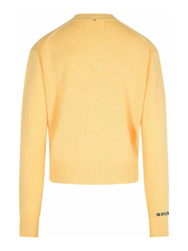 SPORTMAX: Suéteres con cuello pico online - Suéter Cuello Redondo - Blanco
