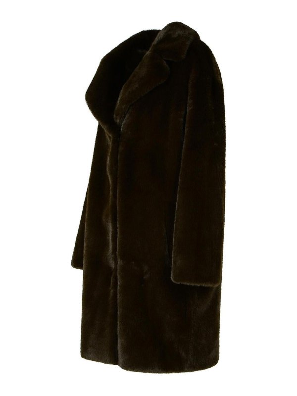The Best Shops STAND STUDIO: Pelz und Shearling - Pelz - Braun