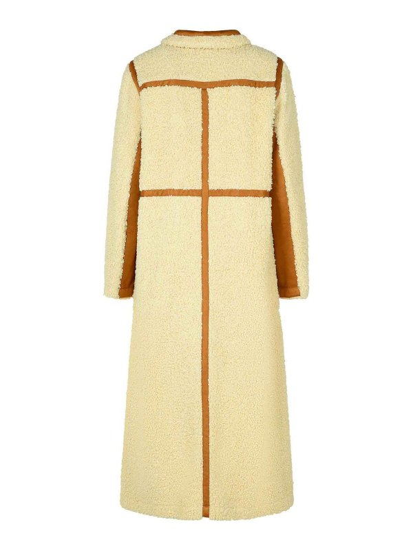 STAND STUDIO: Fourrure online - Manteau En Fourrure - Crème