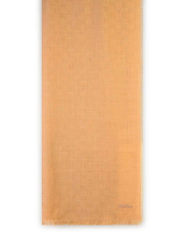 Max Mara: Bufandas y pañuelos - Bufanda - Marrón