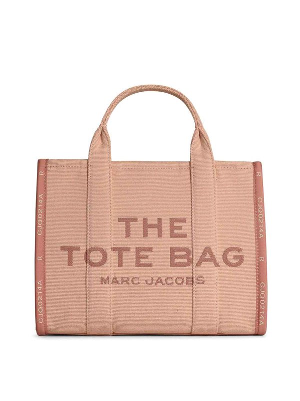 MARC JACOBS: shopper - Borsa tote piccola in cotone rosa