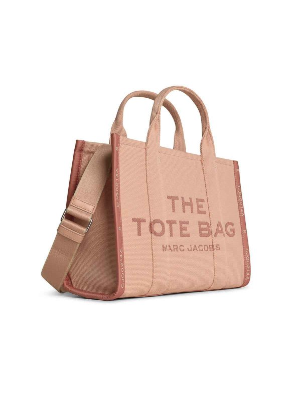 MARC JACOBS: shopper online - Borsa tote piccola in cotone rosa