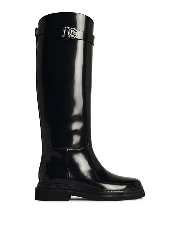 DOLCE & GABBANA: Botas - Botas - Negro