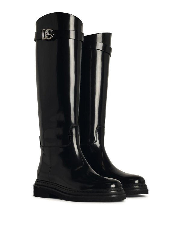 DOLCE & GABBANA: Botas online - Botas - Negro
