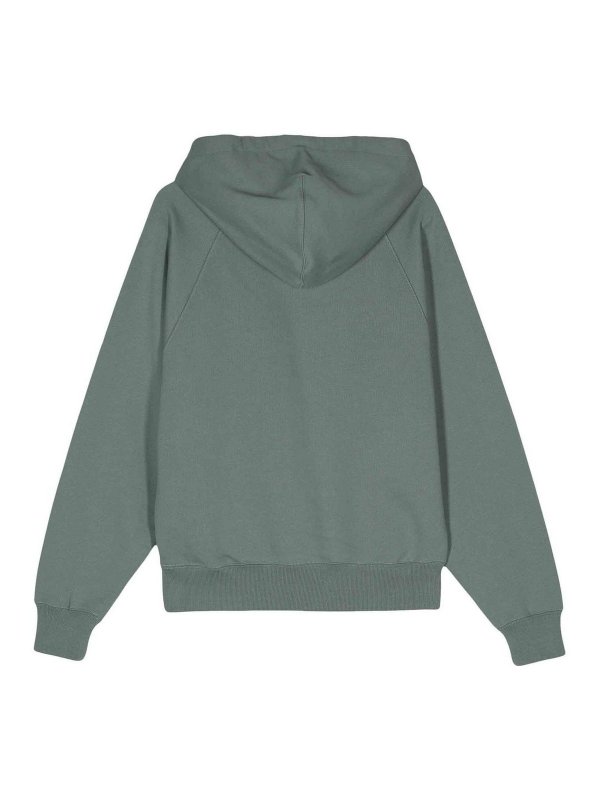 AMI PARIS: Sweatshirts & Sweaters online - De Coeur Logo-Print Hoodie
