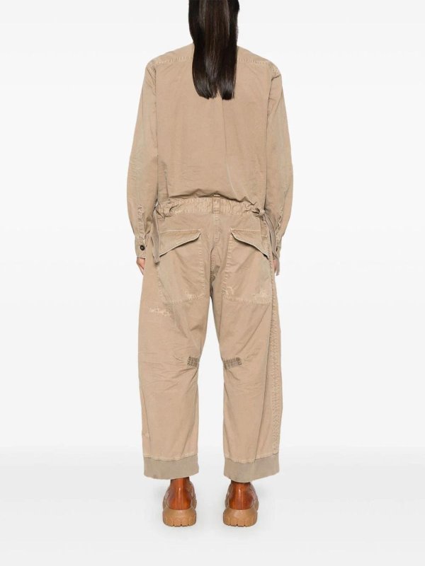 Overdyed Military Jumpsuit shop online: DSQUARED2