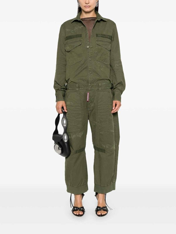 DSQUARED2: Jumpsuits online - Jumpsuit - Grün