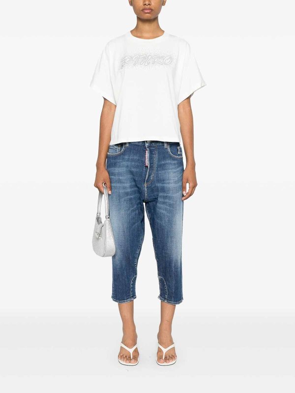 DSQUARED2: bootcut jeans online - Baby Carpenter Jeans 5 Pockets