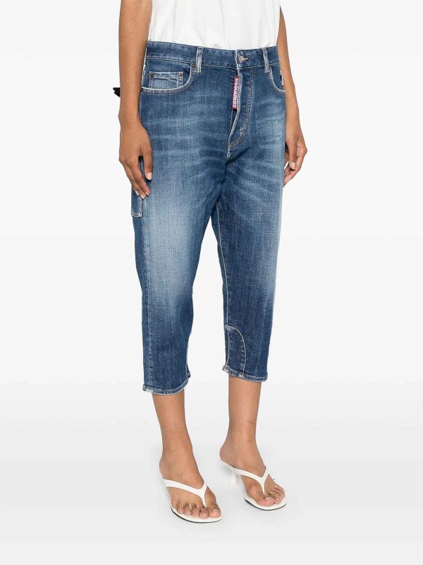 The Best Shops DSQUARED2: bootcut jeans - Baby Carpenter Jeans 5 Pockets