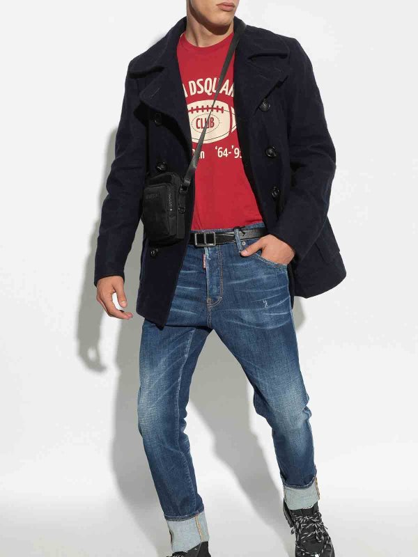 DSQUARED2: Camisetas online - Camiseta - Rojo