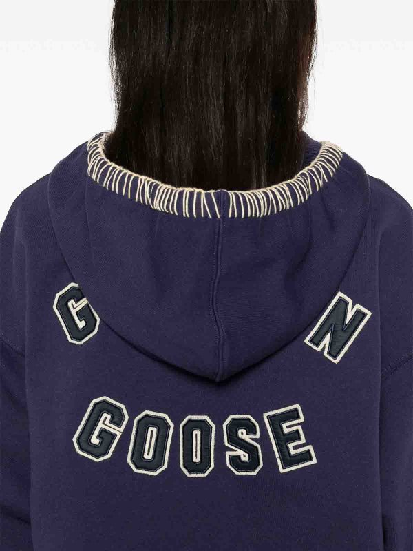 GOLDEN GOOSE buy online Journey Half-Zip Cropped Hoodie
