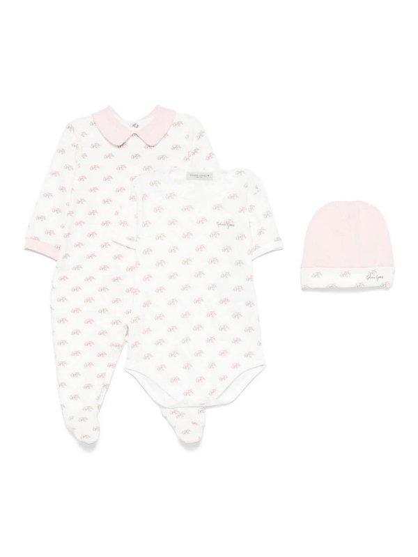 GOLDEN GOOSE: jumpsuits - Kids Elephant-Print Babygrow Set