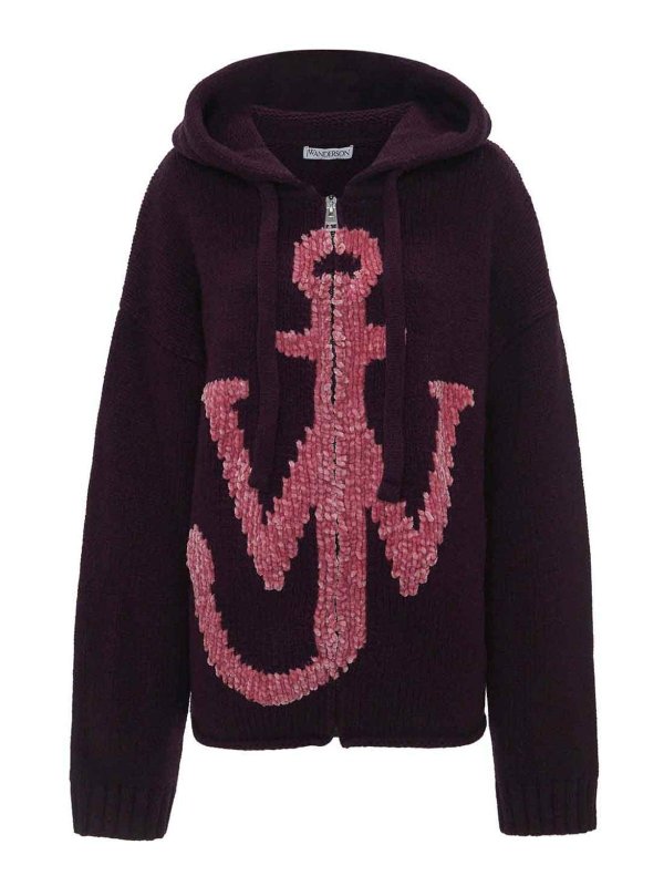 J.W. ANDERSON: Sweatshirts und Pullover - Sweatshirt - Lila