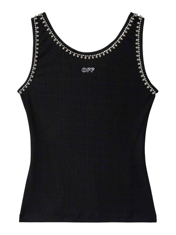 OFF-WHITE: Tops & Débardeurs - Top - Noir