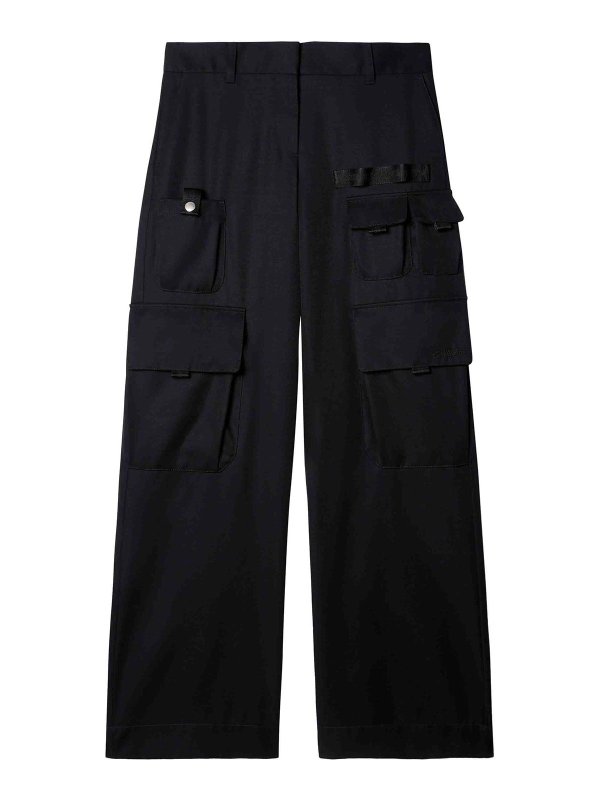 OFF-WHITE: Casual Hosen - Casual Hose - Schwarz