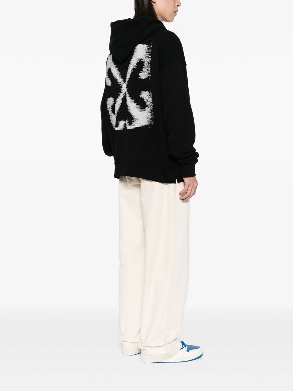 Off-White スウェットシャツ/セーター - 黒|OMBE015F24FLE0011001