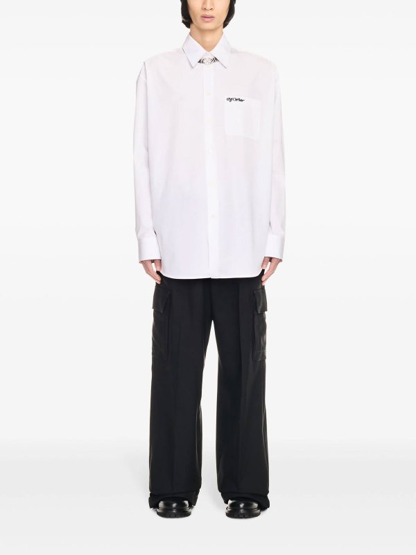 OFF-WHITE: Camisas online - Camisa - Blanco