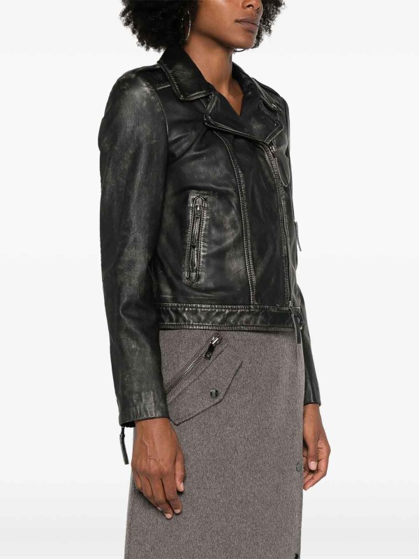 The Best Shops P.A.R.O.S.H.: leather jacket - Maverick Leather Jacket