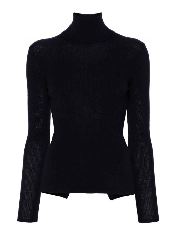 P.A.R.O.S.H.: Rollkragenpullover  und Polo-Ausschnitt - Rollkragenpullover - Blau