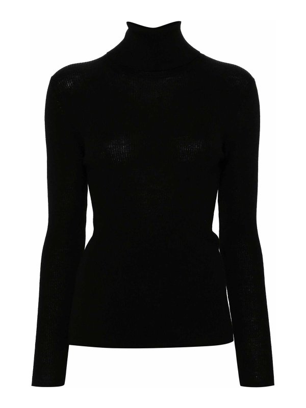 P.A.R.O.S.H.: Cuellos altos y polos - Suéter Con Cuello Alto - Negro