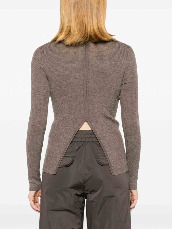 タートルネック/ポロネック - ライトブラウン shop online: P.A.R.O.S.H.