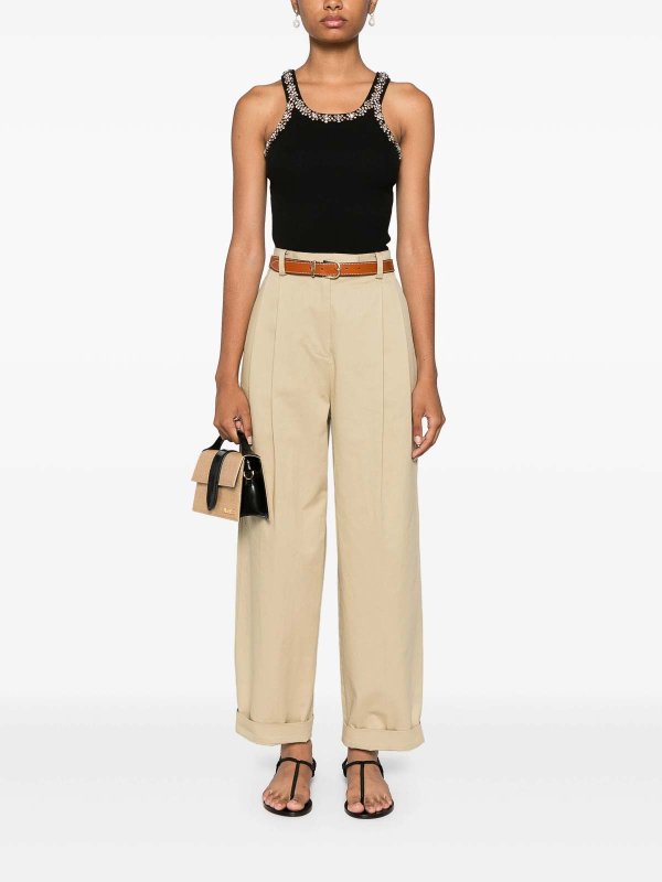 Pinko: Tops y camisetas sin mangas online - Top - Negro