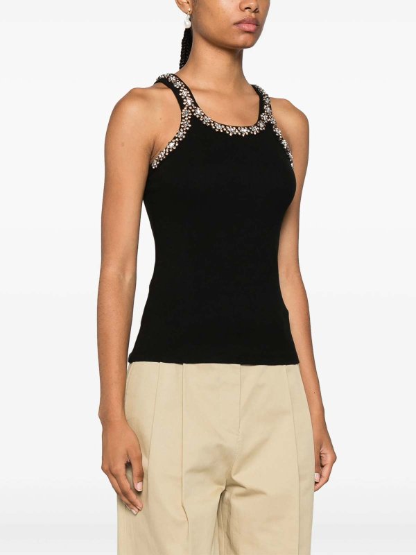 The Best Shops Pinko: Tops y camisetas sin mangas - Top - Negro