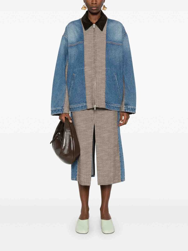 STELLA McCARTNEY: Vestes en denim online - Veste En Jean - Bleu