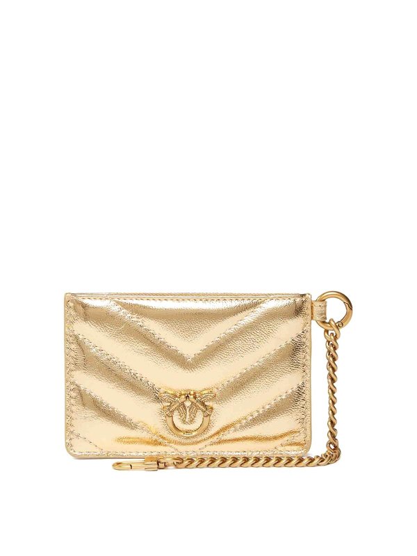 Pinko: Portefeuilles - Portefeuilles - Or