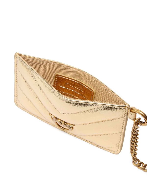 The Best Shops Pinko: Portefeuilles - Portefeuilles - Or