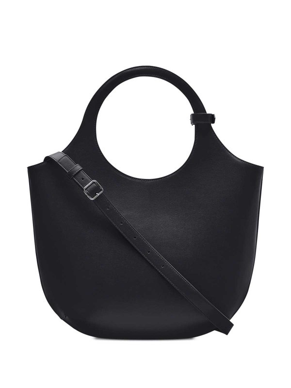 Medium Holy Leather Tote Bag shop online: Courreges