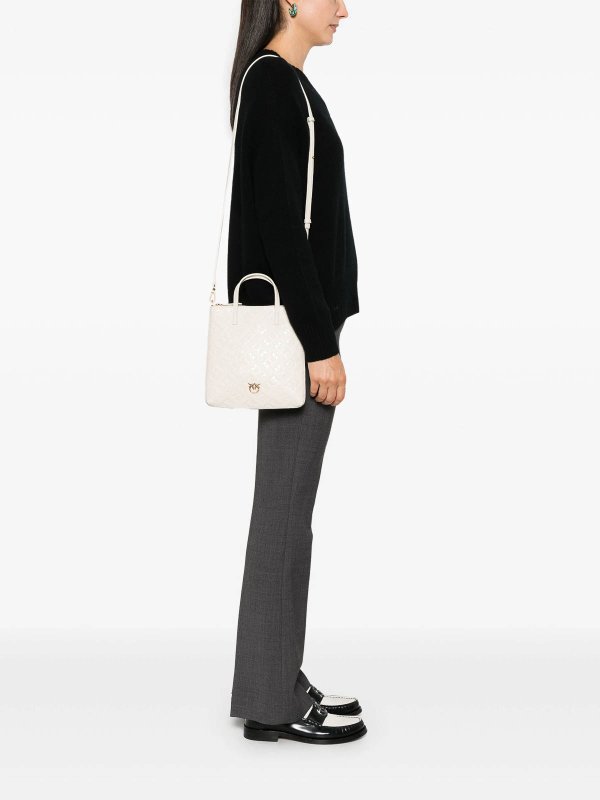 Pinko: Bolsos Shopping online - Bolso Shopping - Blanco