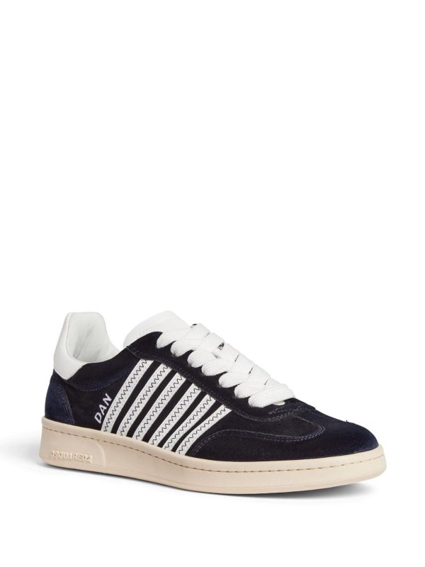 DSQUARED2: trainers online - Boxer Velvet Low-Top Sneakers