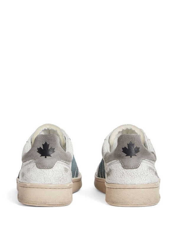 The Best Shops DSQUARED2: trainers - Distressed Boxer Low-Top Sneakers