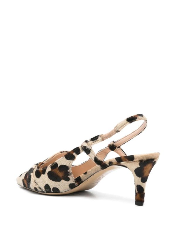 The Best Shops P.A.R.O.S.H.: court shoes - 70Mm Leopard-Print Slingback Pumps