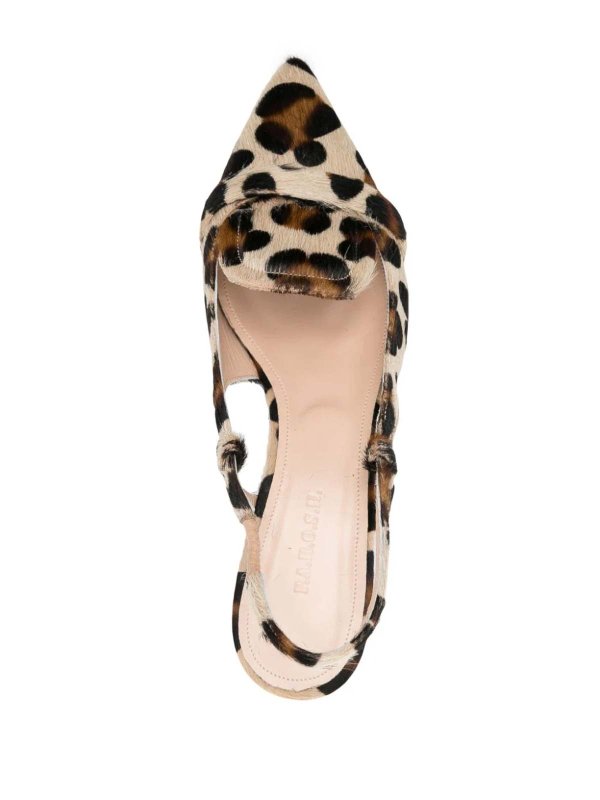 70Mm Leopard-Print Slingback Pumps shop online: P.A.R.O.S.H.