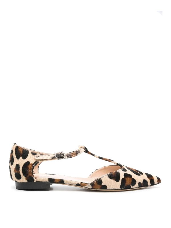 P.A.R.O.S.H.: sandali - Scarpe leopardate a punta